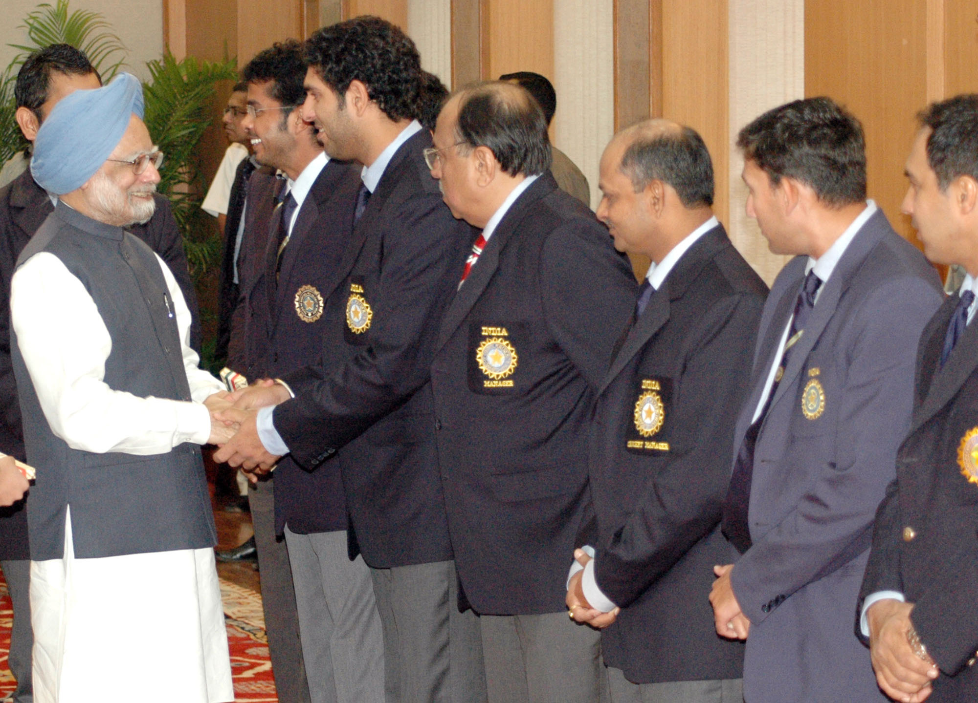 The 2007 T20 World Cup-winning Indian team had also met the then PM ...